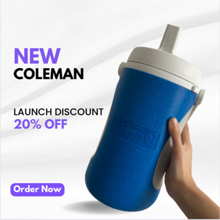 Coleman Switch Autospout 24 oz Stainless Steel Water Bottle | Caribbean Sea