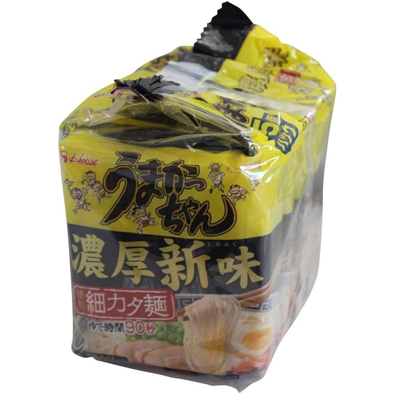 Umakachan Rich New Flavor Tonkotsu 5 Meals Kyushu Taste Ramen Instant ...