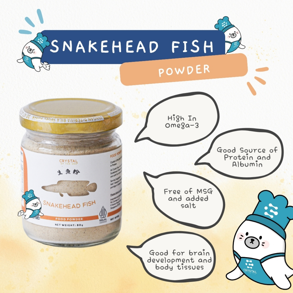 CrystalSeaSG - Premium Snakehead Fish Powder 80g 27.90 | 20g 10.90 ...