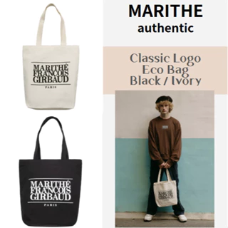 ☆Marithe + Francois Girbaud☆ CLASSIC LOGO ECO BAG natural Marithe Francois Girbaud Classic Logo Eco Bag（3款）
