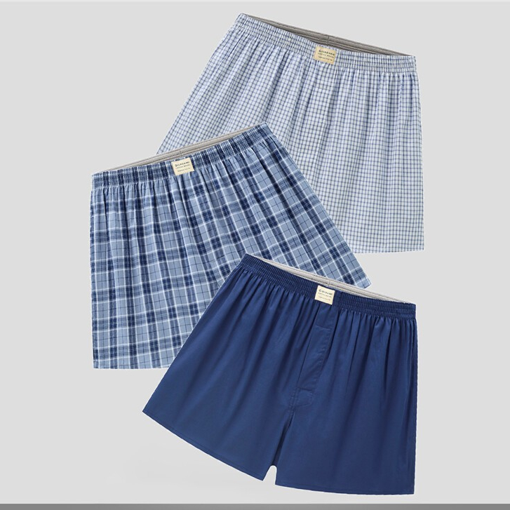 Giordano Men Cotton Poplin 3-piece boxers pack | Shopee Singapore