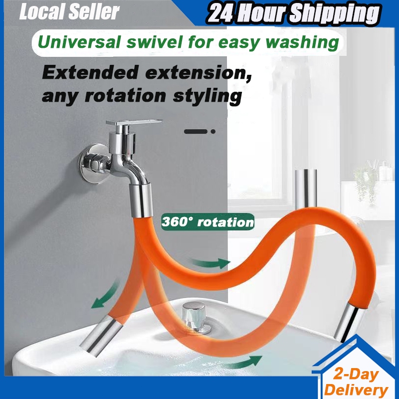 Silicone Hose Kitchen Faucet Extension Hose Bathroom Extension Water