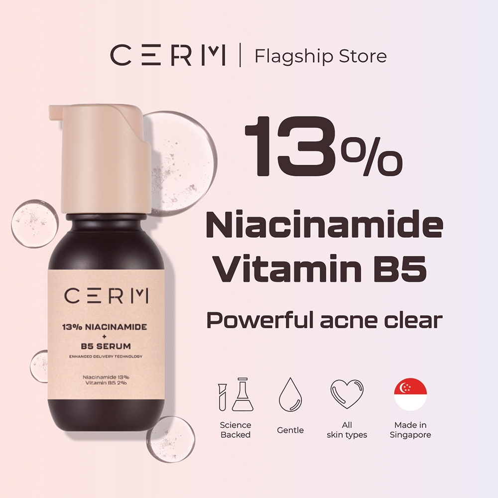 [CERM] 13 Niacinamide + B5 Serum 30ml, Acne Remover, Balance Oil