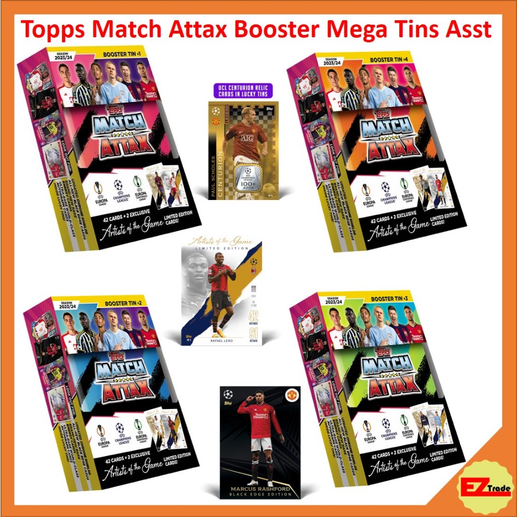 Topps Match Attax UEFA Champions League 2023/2024 Edition Booster Tins