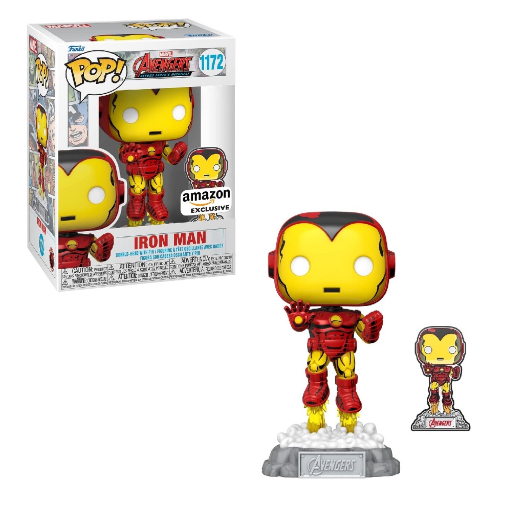 Funko POP! & Pin: The Avengers: Earth's Mightiest Heroes - 60th ...