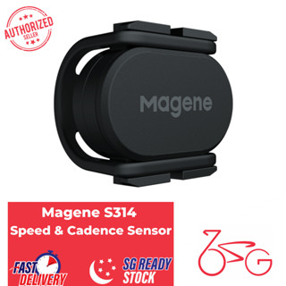 Magene S314 Speed and Cadence Sensor for Bike connects with WAHOO