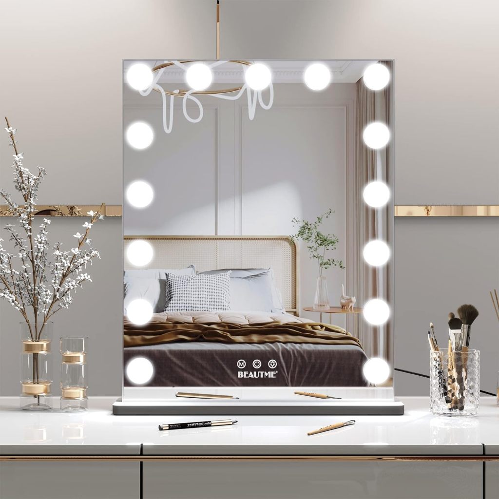 Standing deals vanity mirror