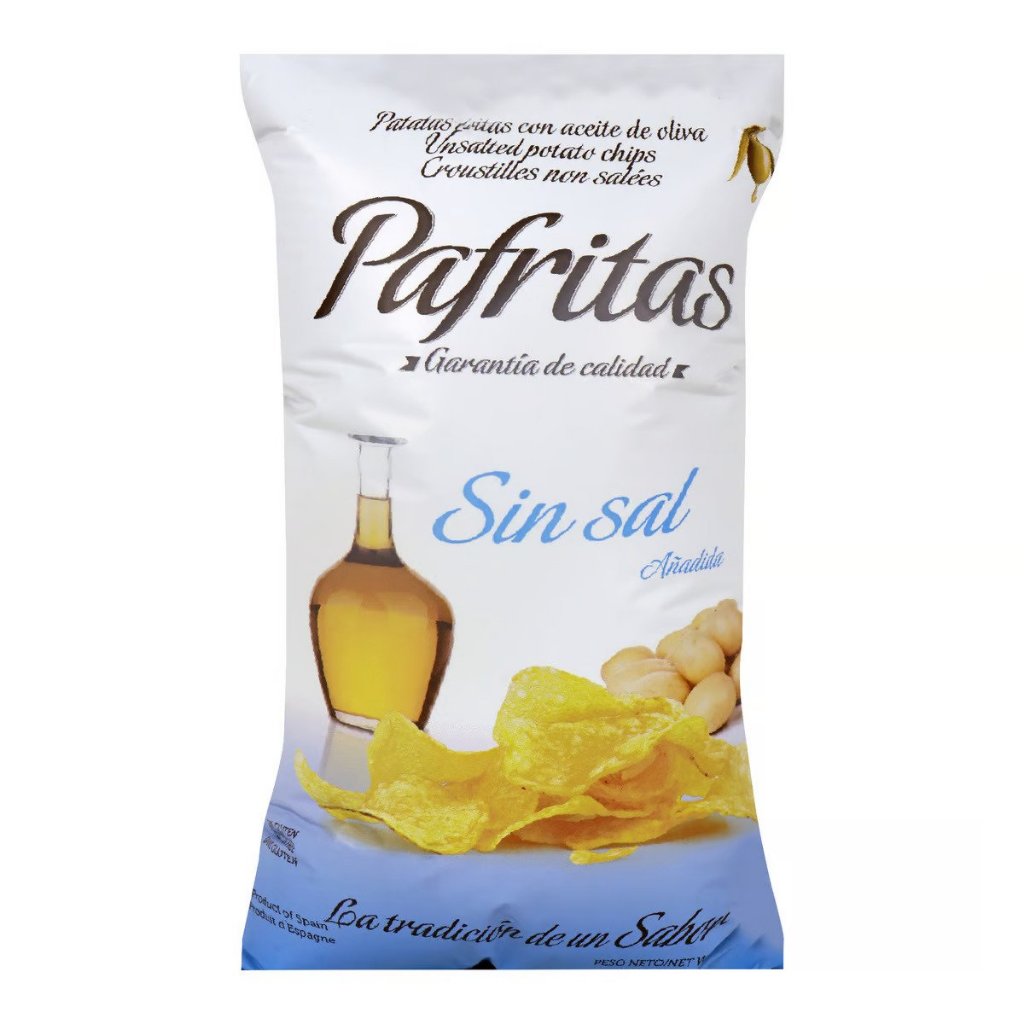 Pafritas Unsalted Potato Chips 140g | Shopee Singapore