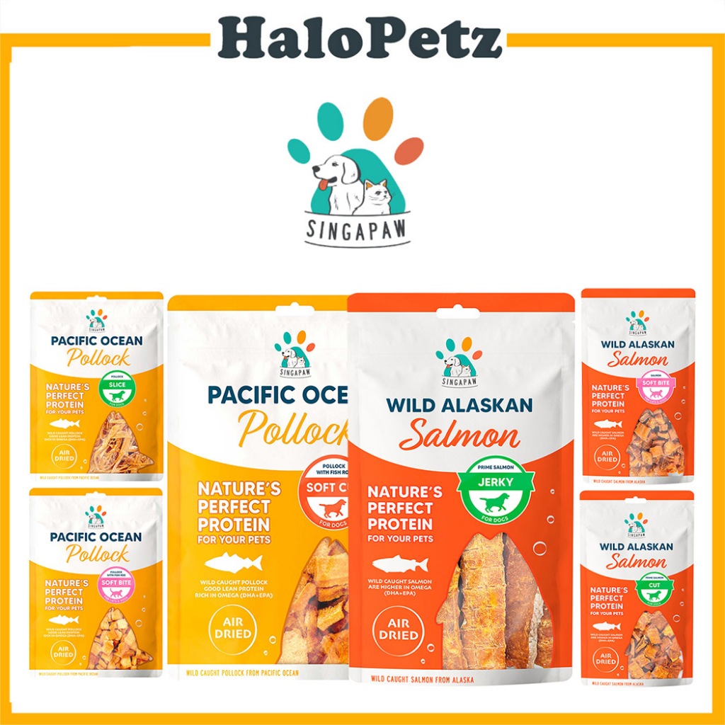 Singapaw Salmon / Pollock Cat & Dog Treats | Shopee Singapore