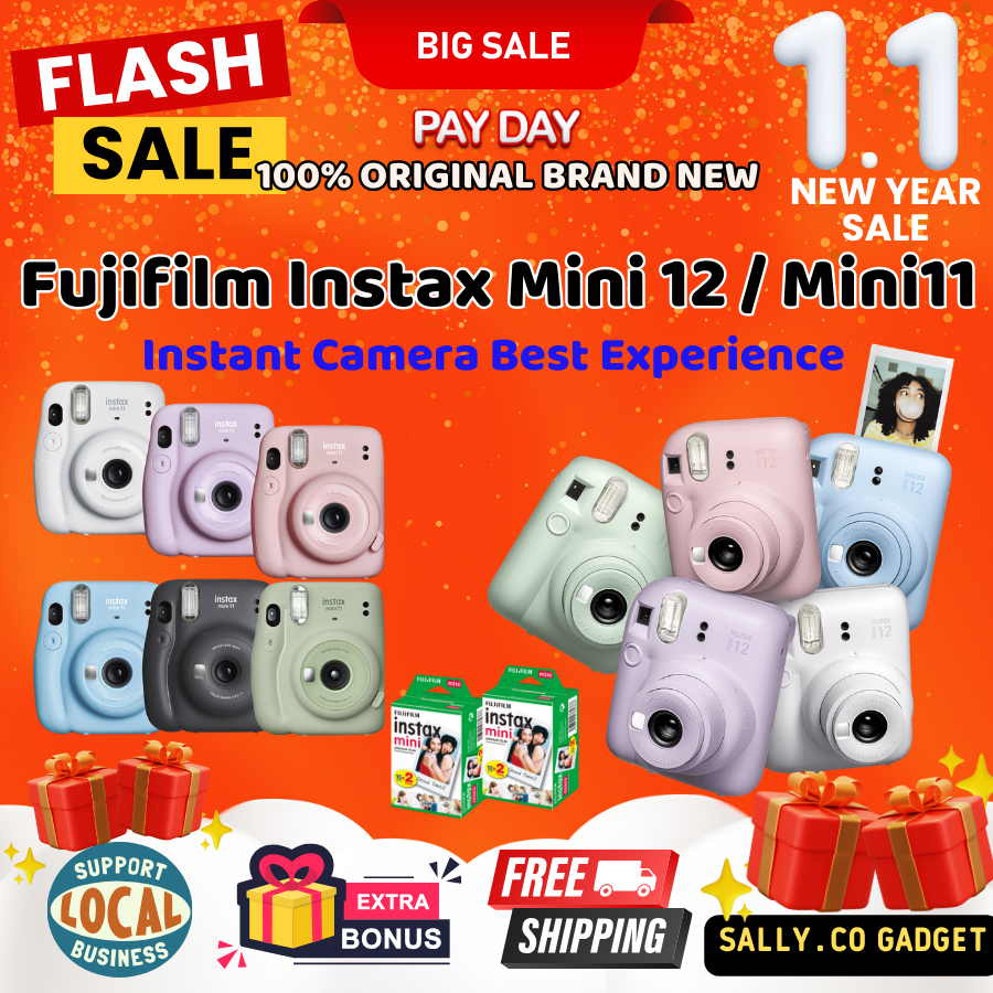 [Ready Stock]Fujifilm Instax Mini 12 / Instax Mini 11 Instant Camera