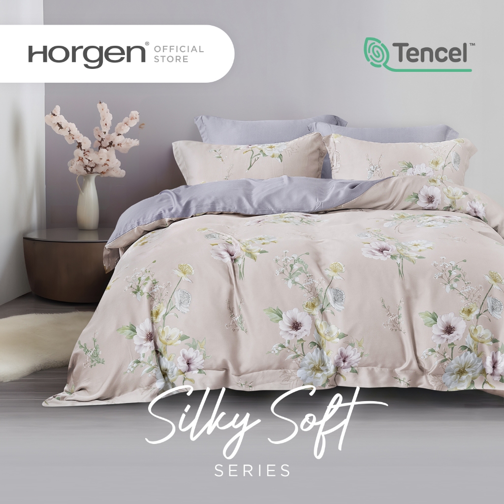 (Fitted Sheet Set, NO Quilt Cover) Silky Soft Series 100 Tencel