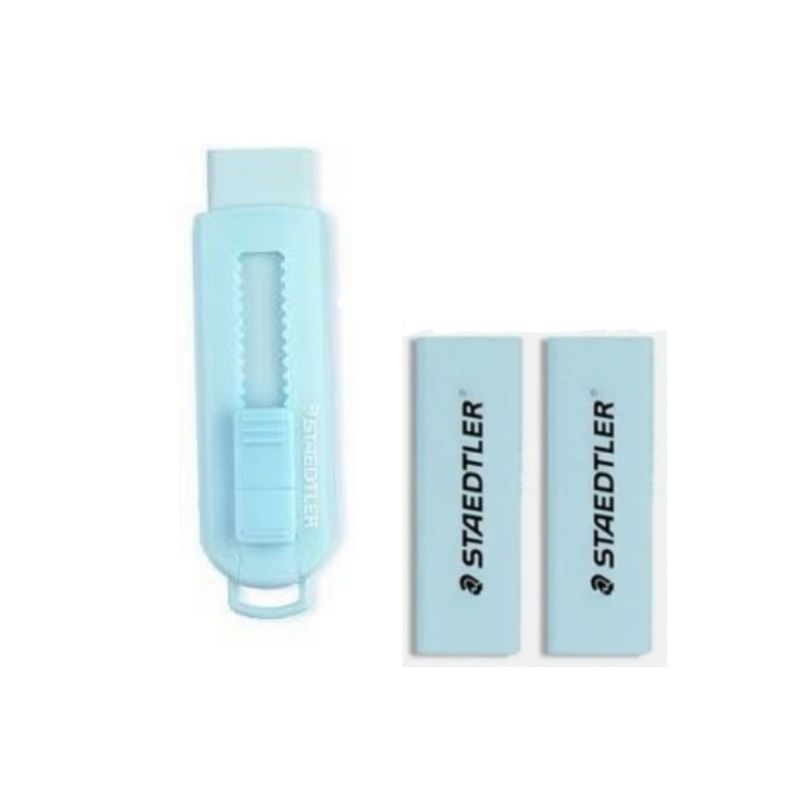 Staedtler Retractable Eraser with 2 Refills school favourite stationery