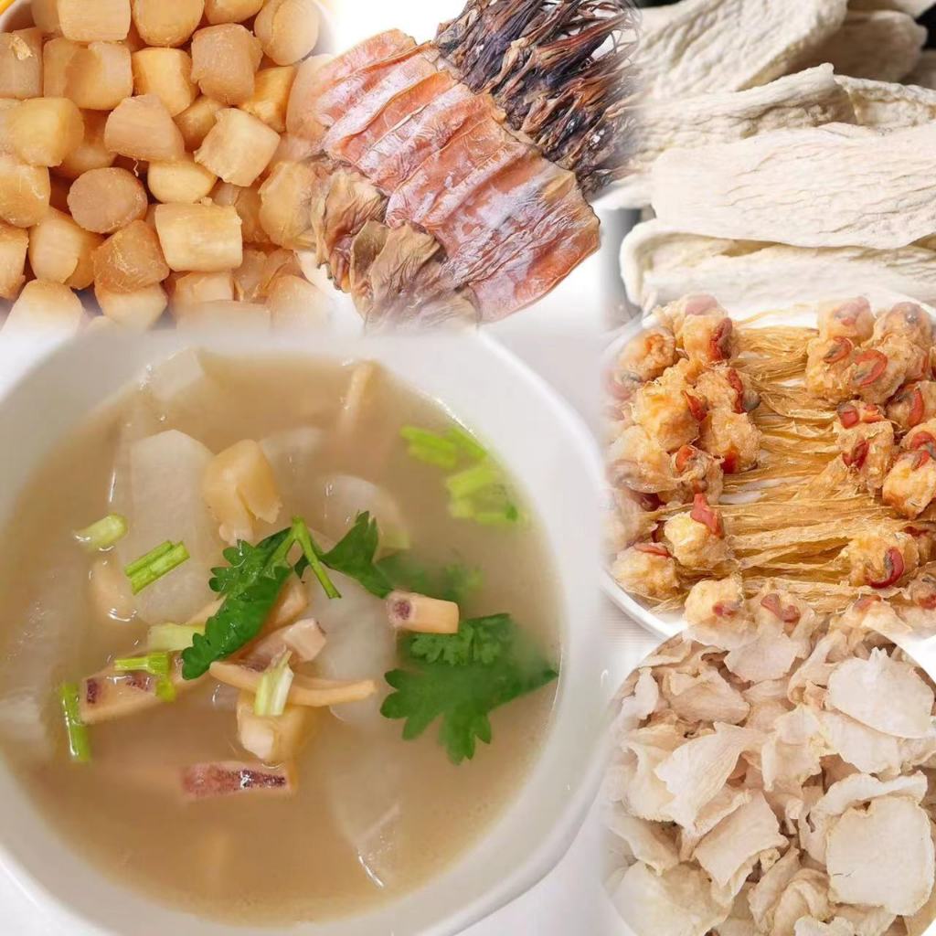 White Radish Scallop Cuttlefish Soup/4pax Shopee Singapore