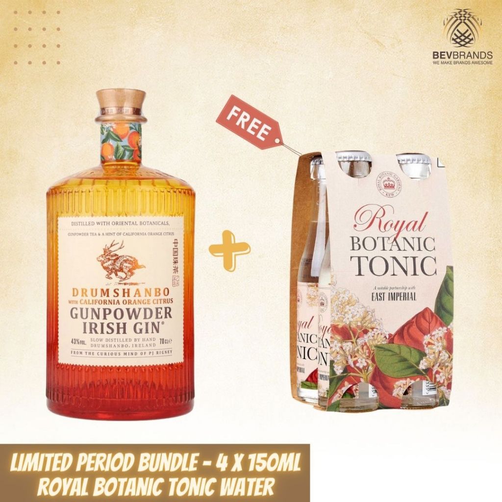 Drumshanbo Gunpowder California Orange Citrus Irish Gin 700 mL 43