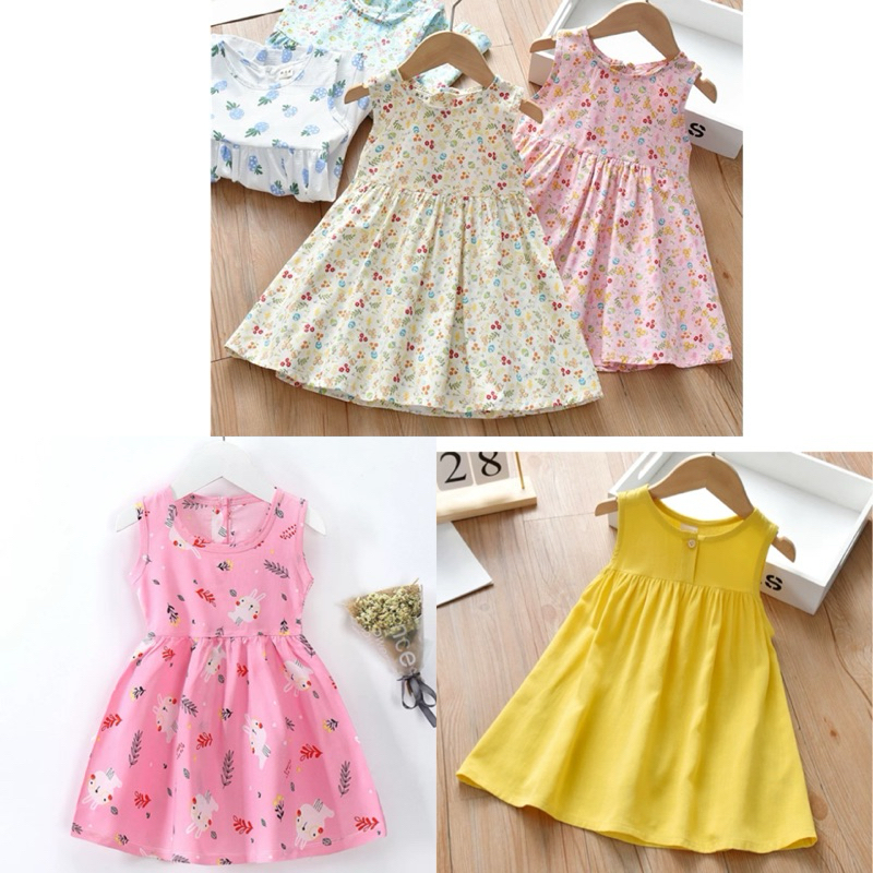 🇸🇬 2-7 years old girl dress | Shopee Singapore