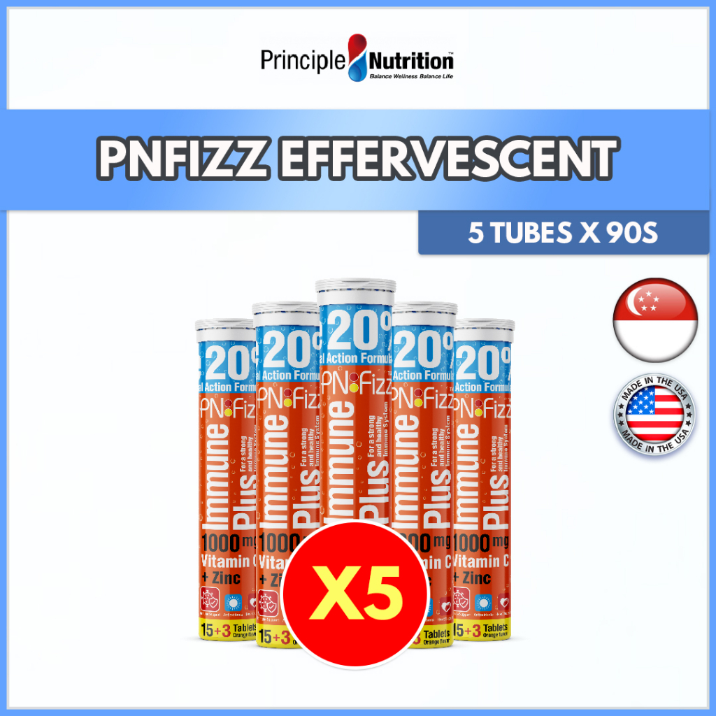 PNFizz 18s Healthy Immunity Powerful Blend of Vitamin C 1000mg + Zinc ...