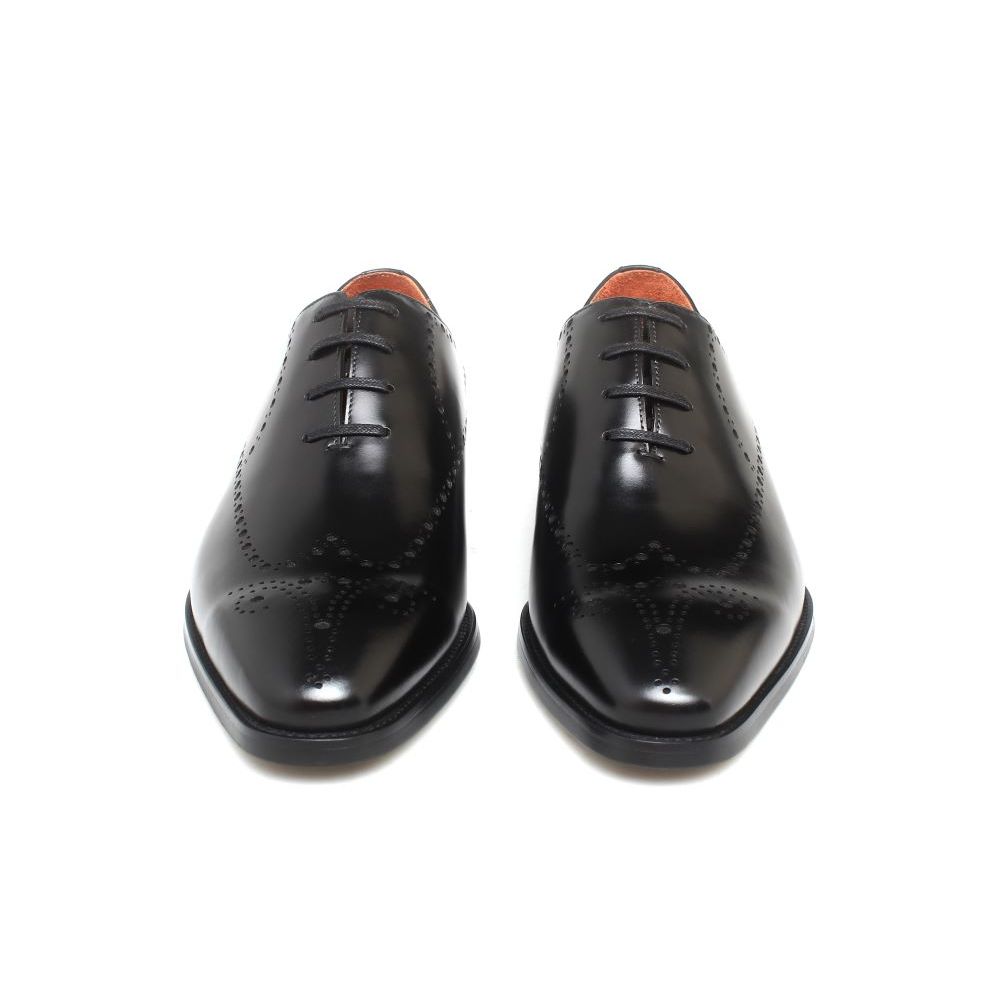 Men Formal Leather Shoes Whole-Cut Oxford Stamford
