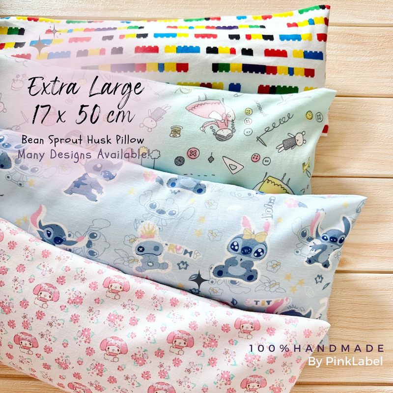 🌈 AntiBacterial Treated Natural Organic Baby Bean Sprout Husk Pillow