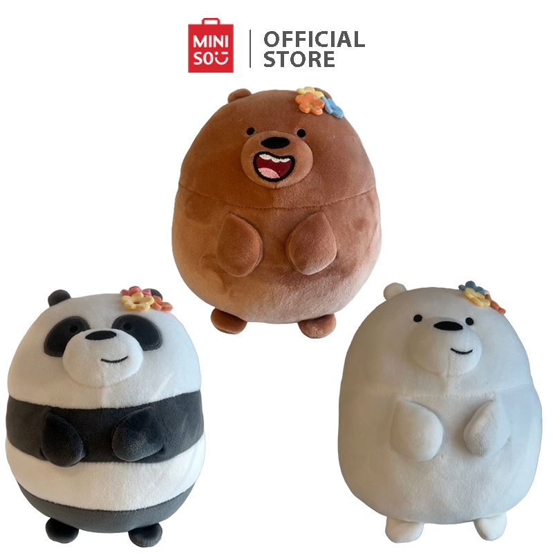 We bare bears stuffed toy 2024 miniso price