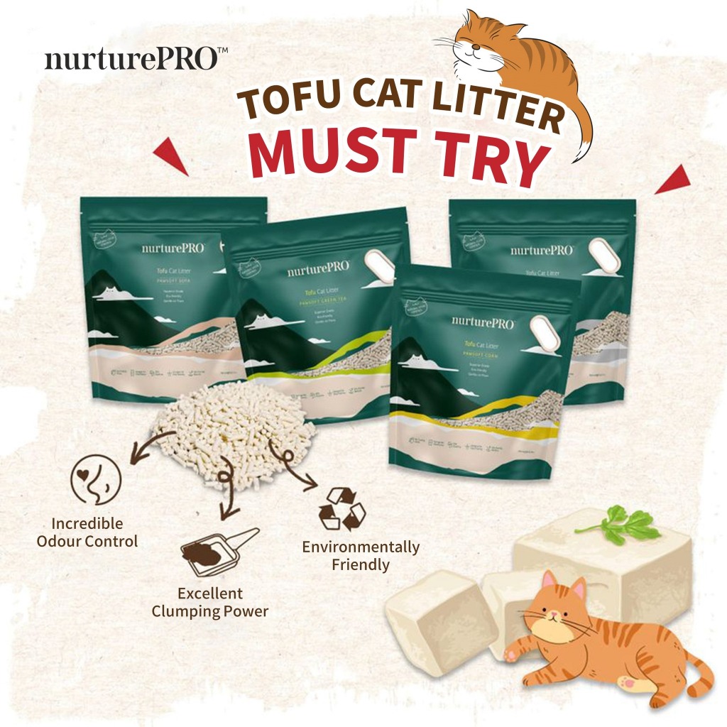 Nurture Pro Tofu Cat Litter 7L x 6 Bags Shopee Singapore