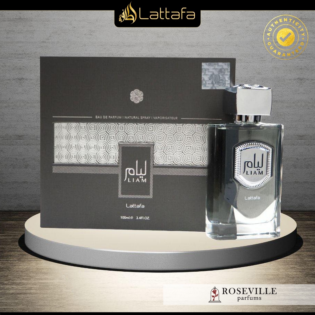 LATTAFA Liam (Grey) 100ml - Original Made in UAE Arabic Spray Unisex Dubai