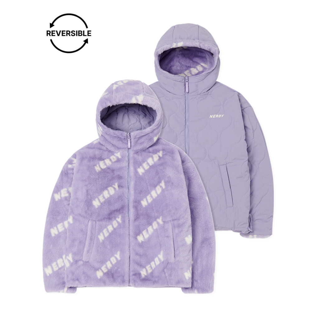 NERDY] Korea Fashion Unisex Oversized Fit Muhly Reversible
