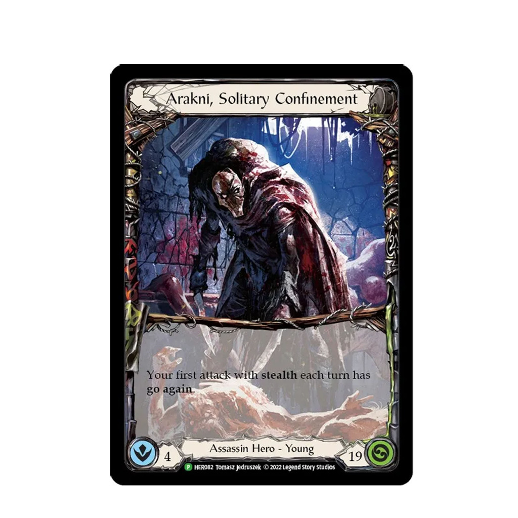 Flesh and Blood - Arakni, Solitary Confinement Card (Promo) | Shopee ...