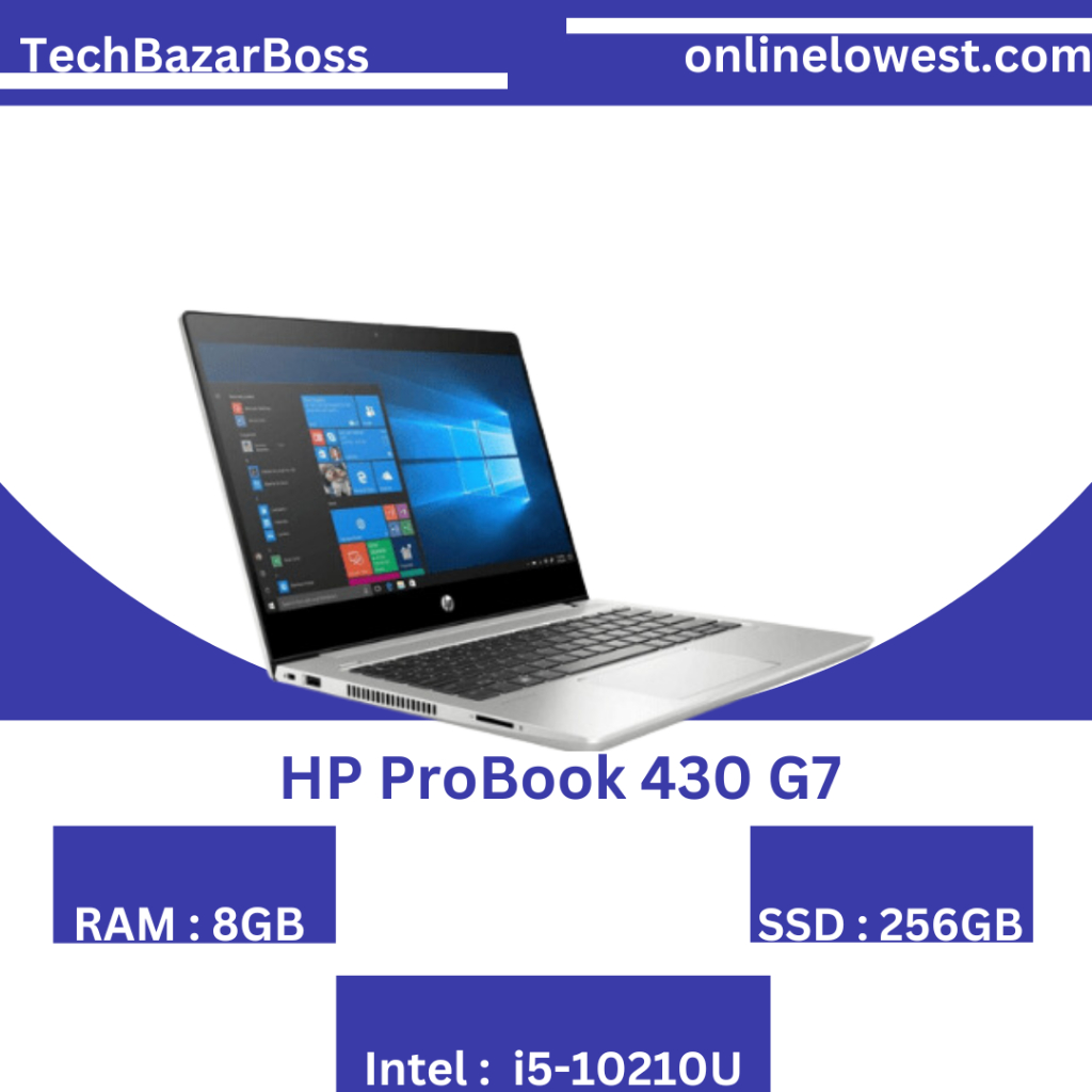 HP ProBook 430 G7 Touch FHD Laptop RAM 8GB SSD 256GB Intel