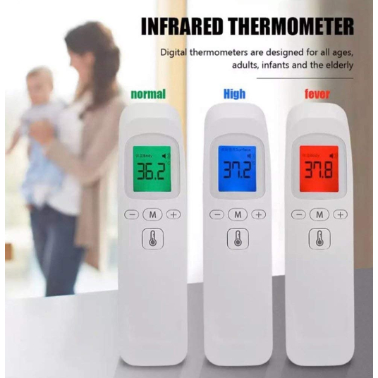 Handheld Thermometer LCD Termometer Dahi Memory Record Fever FDA CE ...