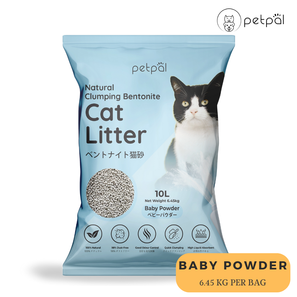 [3 FOR $19.9] PETPAL Low Dust Quick Clump Bentonite Cat Litter (10L | 6 ...
