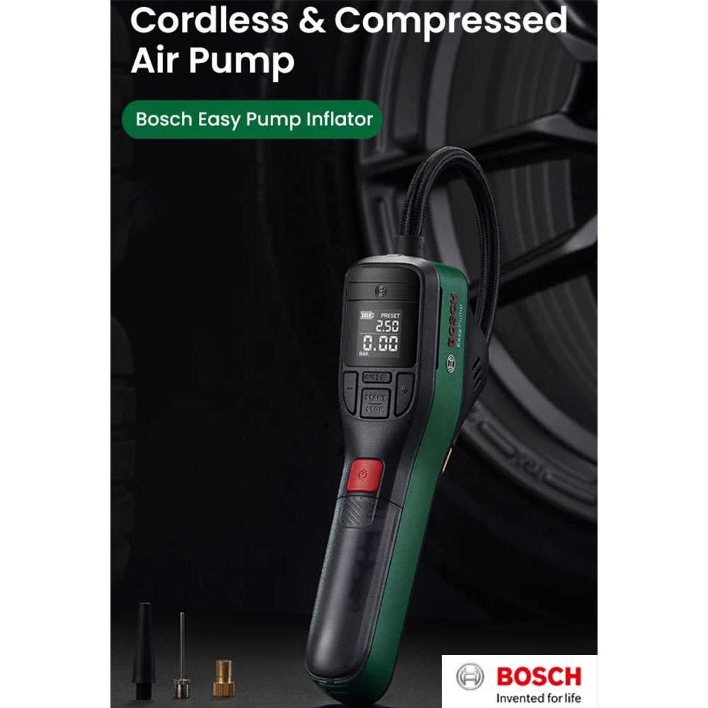 BOSCH Easy Pump Cordless Compressed Air pump Cordless Tyre Pump