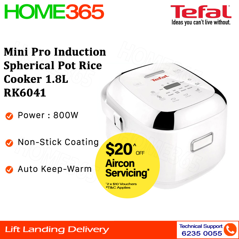 Tefal Mini Pro Induction Spherical Pot Rice Cooker 1.8L RK6041 Shopee