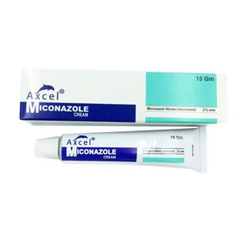 Axcel Miconazole 2 BroadSpectrum Topical Antifungal Cream, 15g for