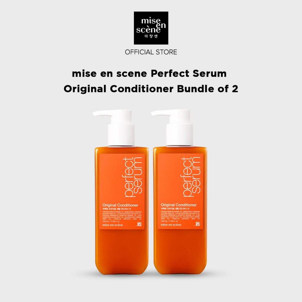 Mise en scene [Bundle of 2] Perfect Serum Original Conditioner 530ml ...