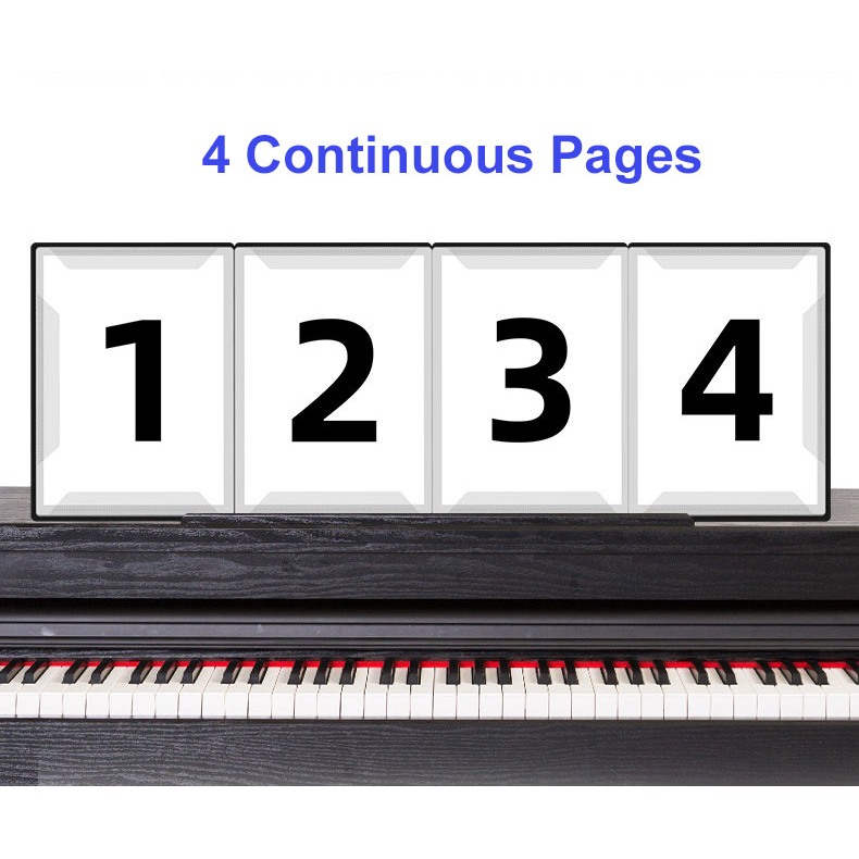 4/8 Pages Expandable Sheet Music Folder Music Storage Holder A4 Size 8/