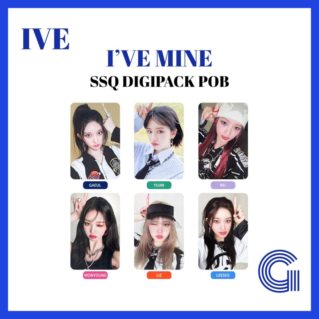 SSQ DIGIPACK POB】 IVE - THE 1st EP [I'VE MINE] PHOTOCARD | Shopee 