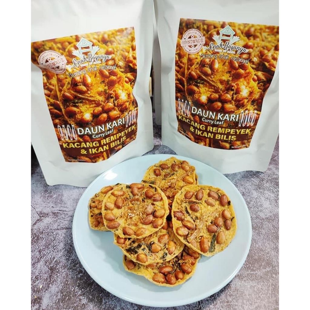Premium Rempeyek with Anchovies and Local Delight Products | Shopee ...