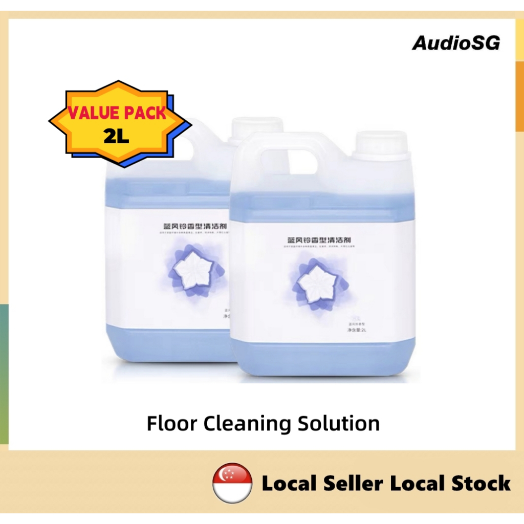 【Local Stock】Ecovacs Cleaning Liquid Fluid Detergent Solution 2L for
