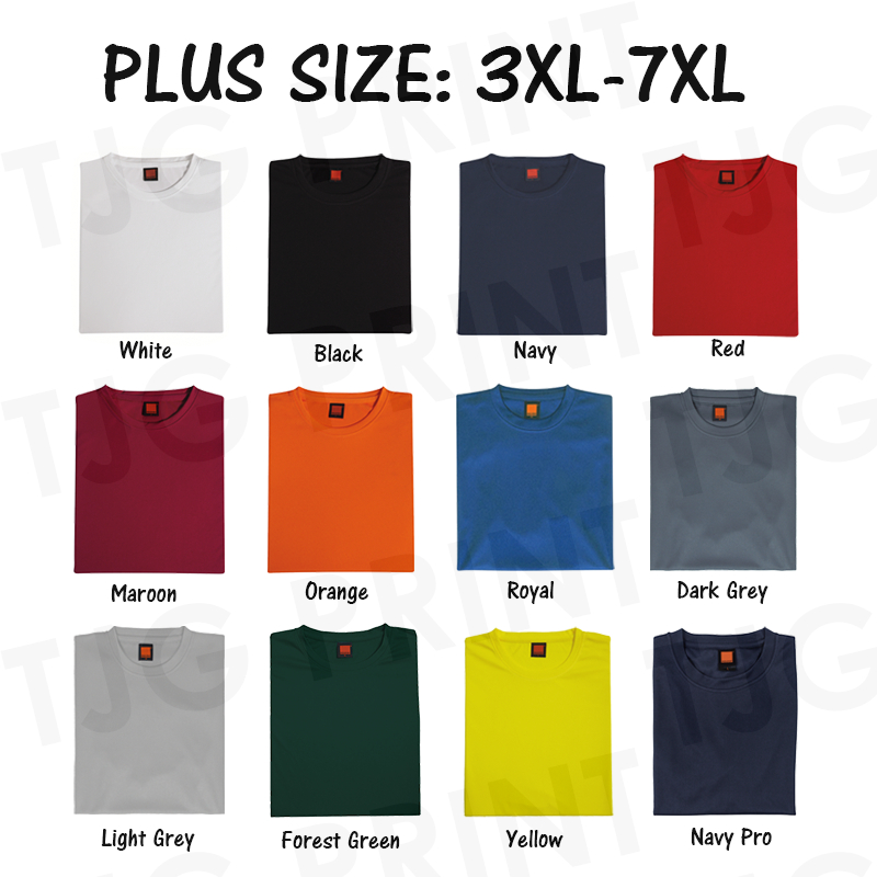 dri fit shirt size guide