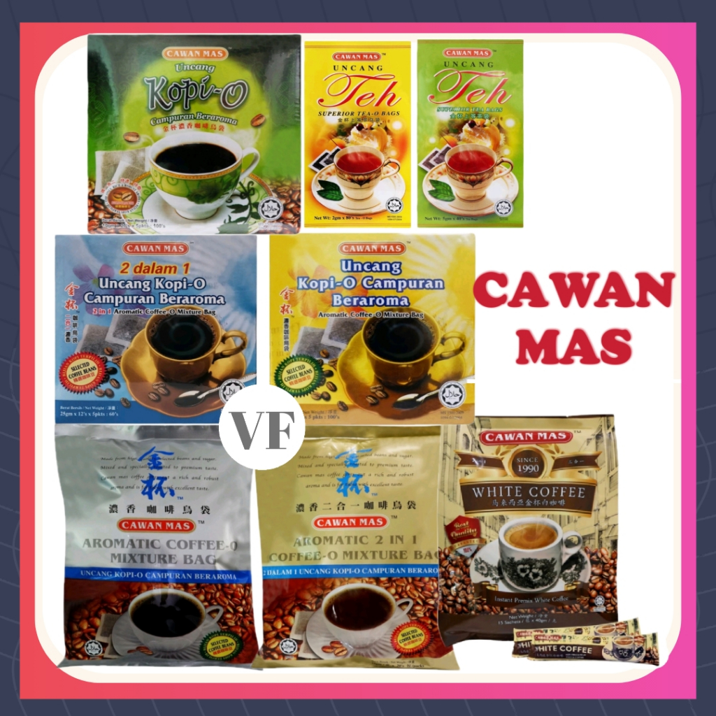 CAWAN MAS Coffee O Kosong/Uncang Coffee O/2in1 Coffee O/3In1 Instant ...