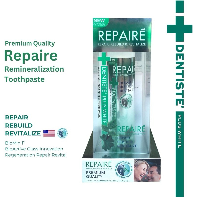 Dentiste Repaire Toothpaste Pump 70g(reduces tooth sensitivity pain ...