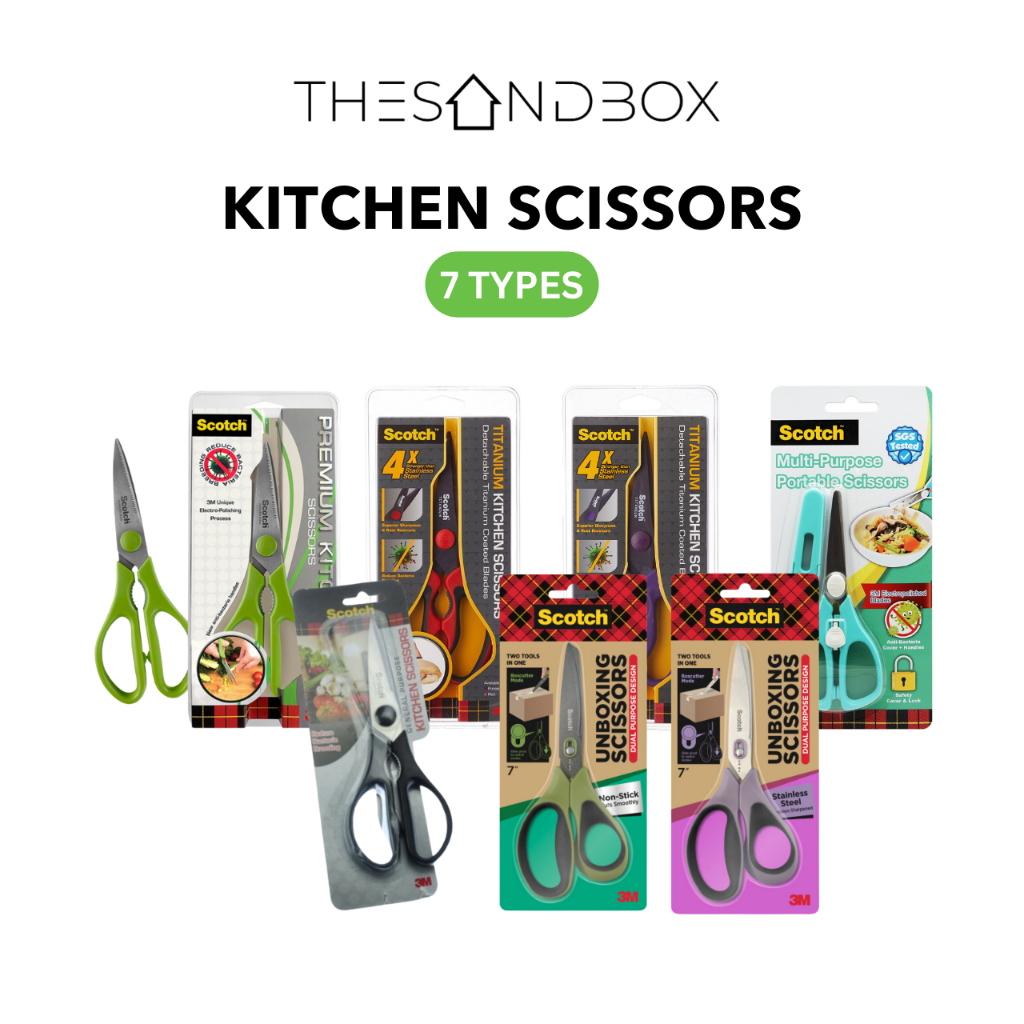 3M Scotch Multi Purpose Scissors [Titanium General Purpose Anti