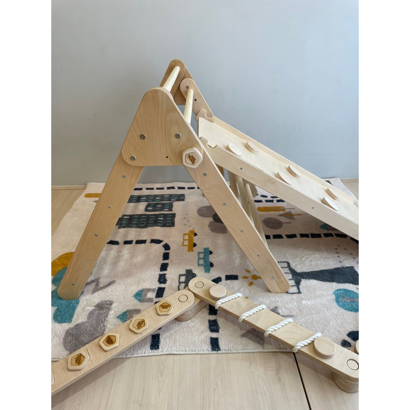 Pikler Triangle and Ramp [Made in Europe] | Shopee Singapore