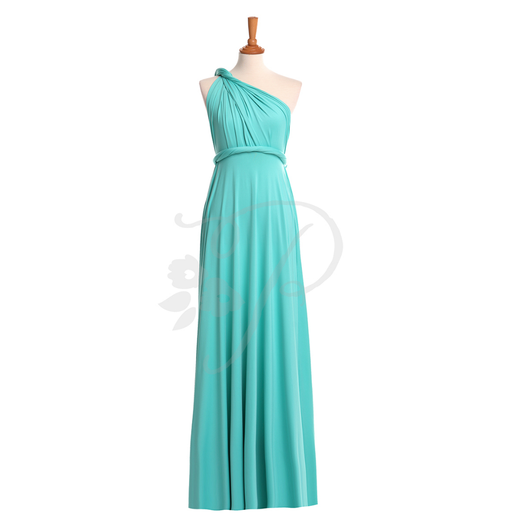 SG Local Stock Turquoise Convertible Multiway Infinity Floor Length ...