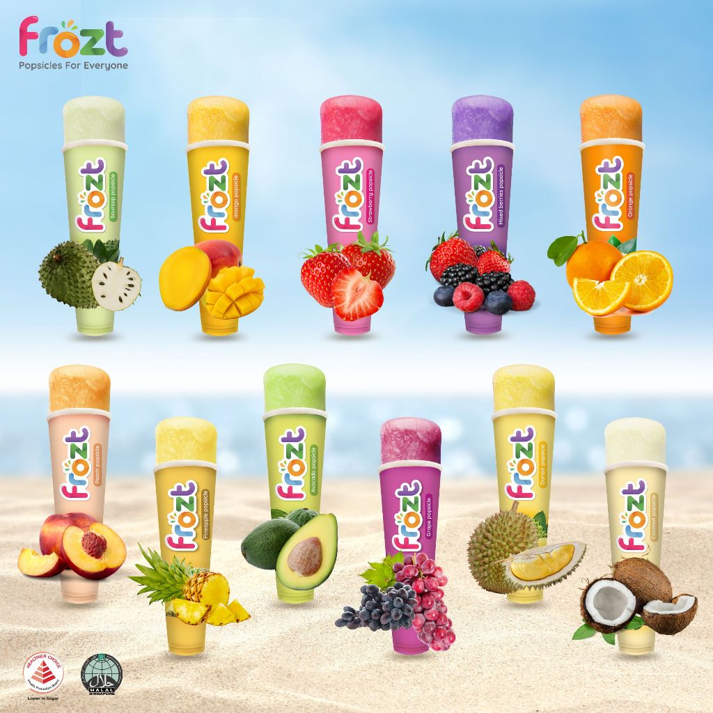 Frozt Popsicles [Made With Real Fruits] [Ice Cream Alternative