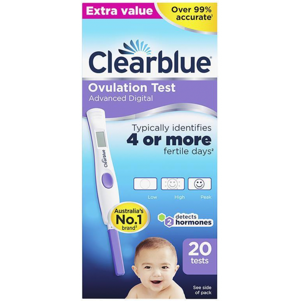 Clearblue Advanced Digital Ovulation Kit Test (Dual Hormone) 20 Pack