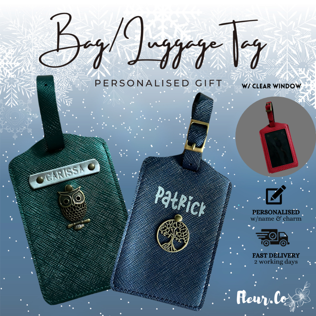 Luggage tag shopee deals