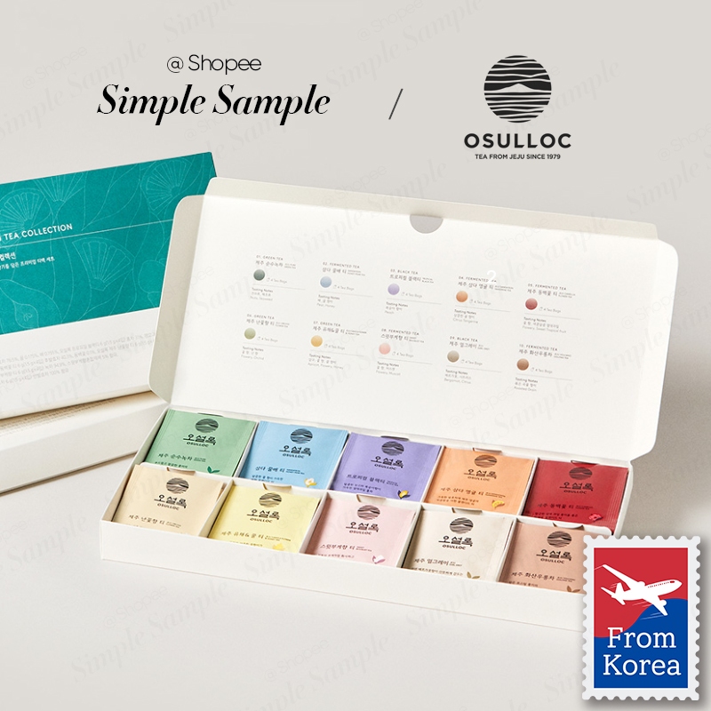 [OSULLOC] O thank you tea box / Premium tea collection / Korean Tea Blooming Tea Gift Set