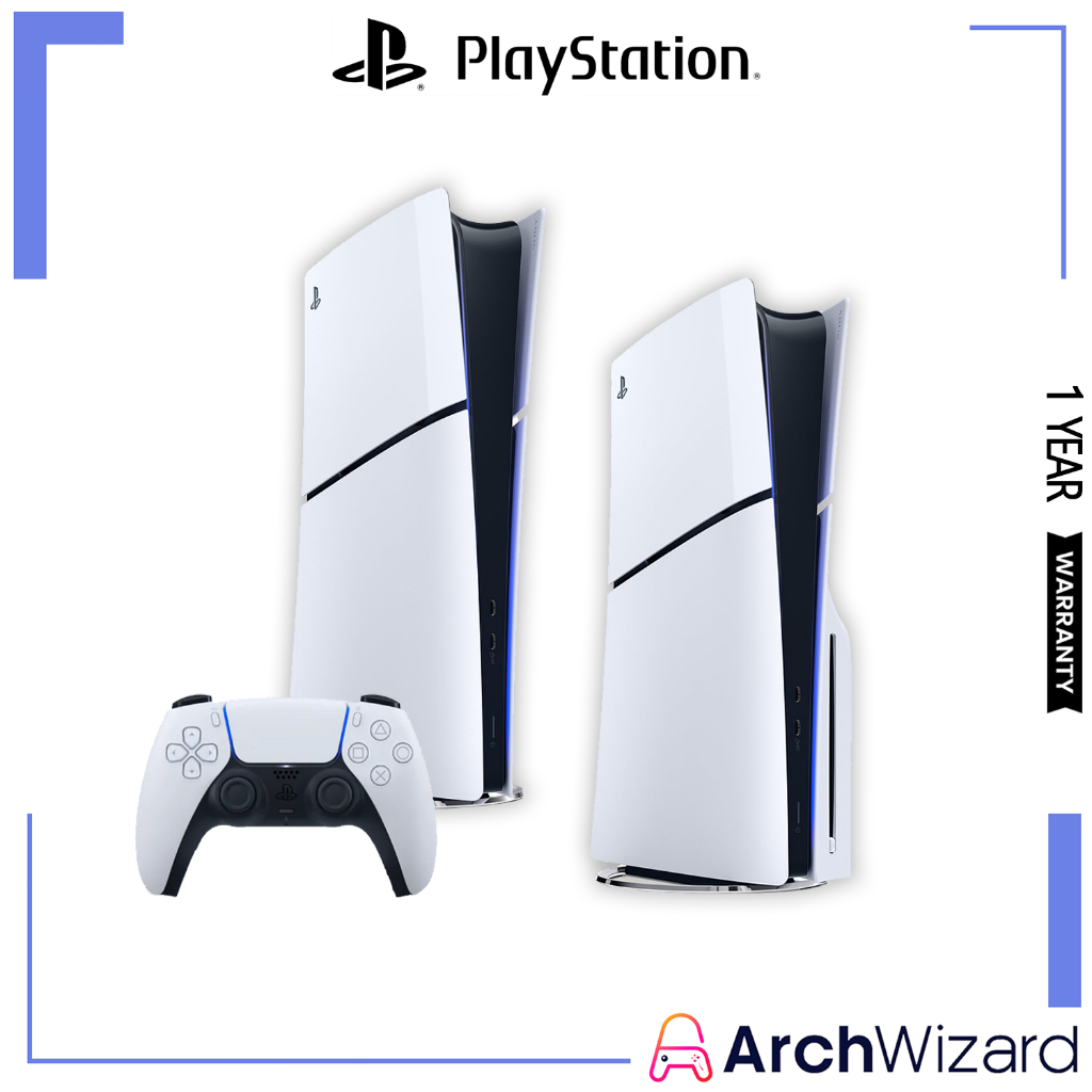 playstation 5 slim console with disc drive ps5 slim