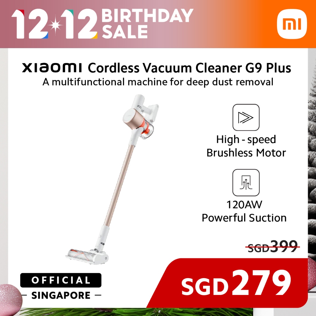 Xiaomi Cordless Vacuum Cleaner G9 Plus Shopee Singapore